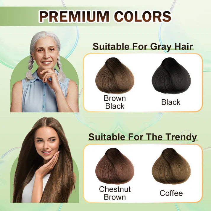 Plant Extract Non-damage Hair Dye Cream Shampoo